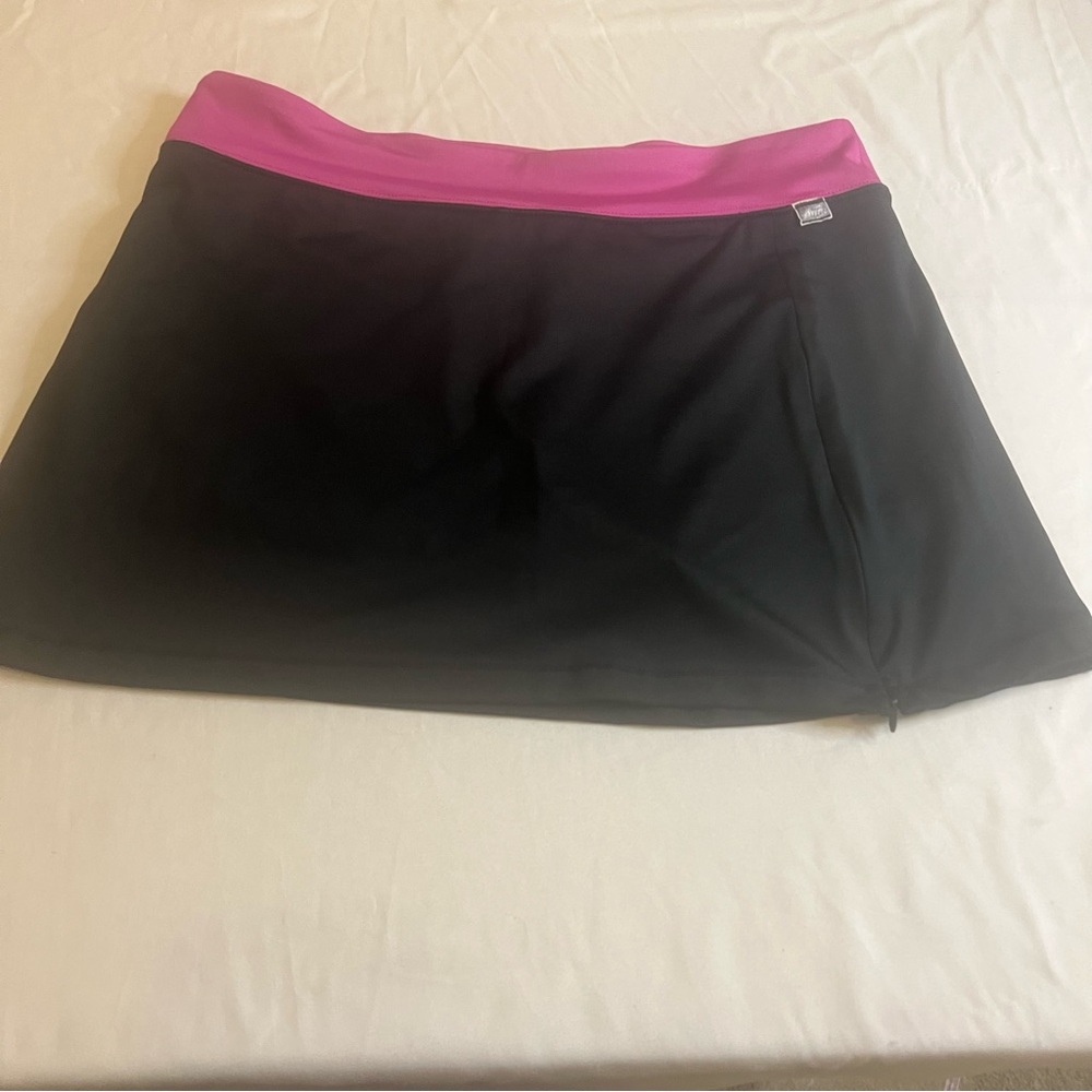 Avia Black‎ Pink Athletic Tennis Golf Workout Skort Built In Shorts Size Medium